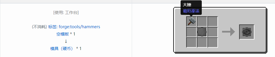 我的世界格雷科技现代版模具合成表大全