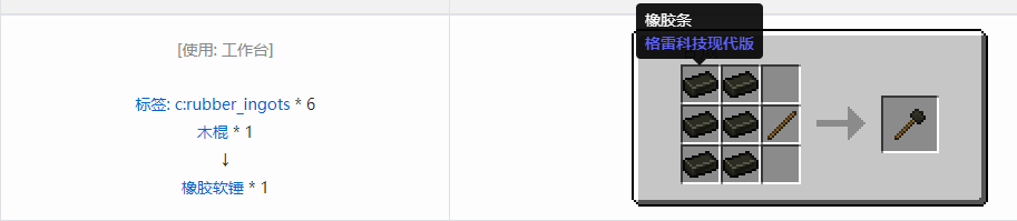 我的世界格雷科技现代版工具合成表大全