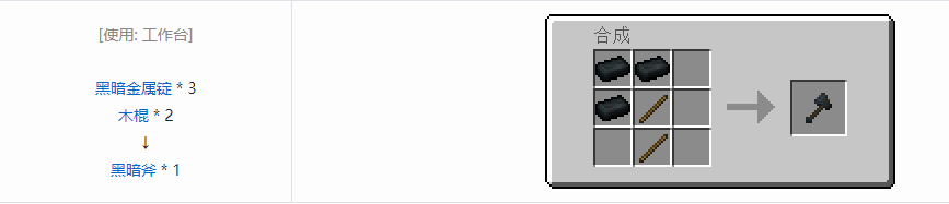 我的世界诡厄巫法工具合成表大全