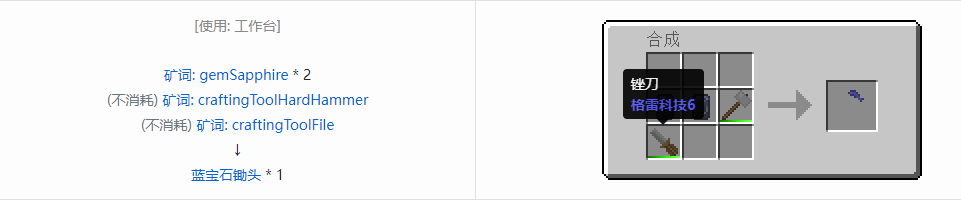 我的世界格雷科技社区版部件合成表大全