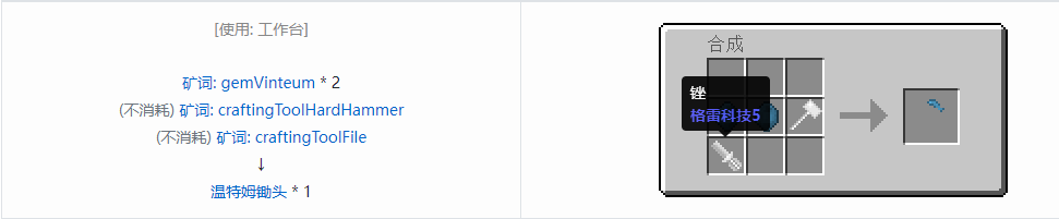 我的世界格雷科技社区版部件合成表大全