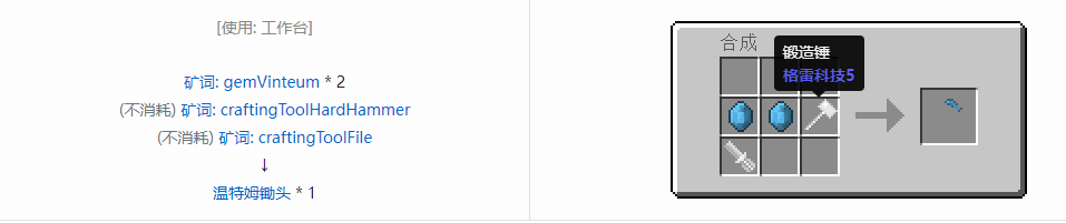 我的世界格雷科技社区版部件合成表大全