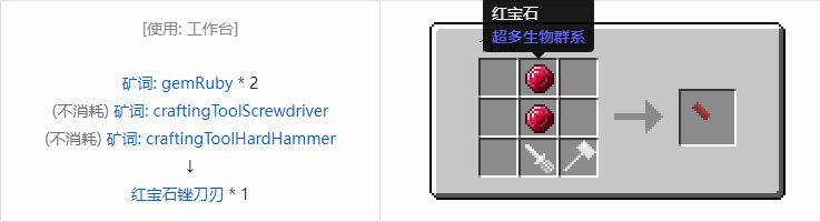 我的世界格雷科技社区版部件合成表大全