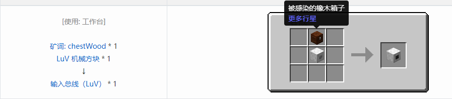 我的世界格雷科技社区版结构方块合成表大全