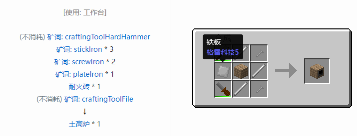 我的世界格雷科技社区版机器合成表大全
