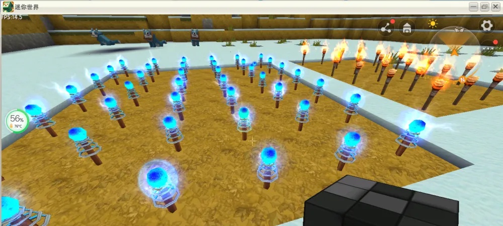 迷你世界如何快速消除方块