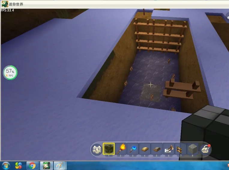 迷你世界如何快速消除方块