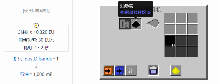 我的世界格雷科技社区版流体合成表大全