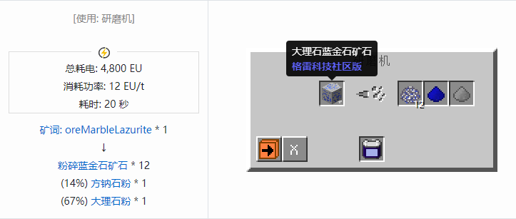 我的世界格雷科技社区版材料合成表大全