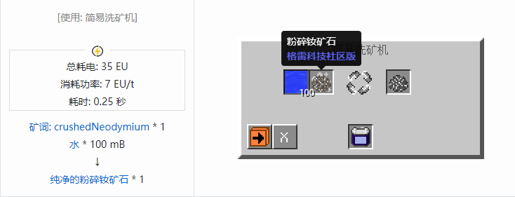 我的世界格雷科技社区版材料合成表大全