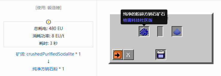我的世界格雷科技社区版材料合成表大全