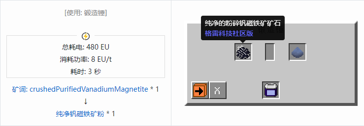 我的世界格雷科技社区版材料合成表大全
