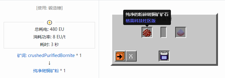 我的世界格雷科技社区版材料合成表大全