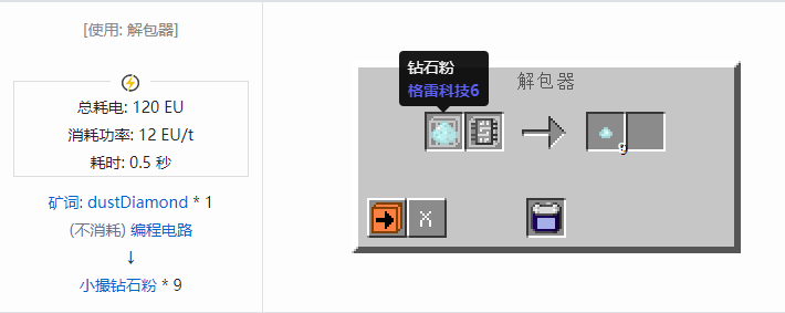 我的世界格雷科技社区版材料合成表大全