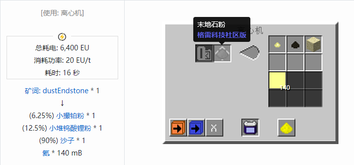 我的世界格雷科技社区版材料合成表大全