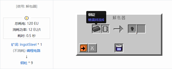 我的世界格雷科技社区版粒合成表大全