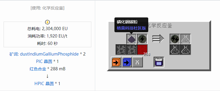 我的世界格雷科技社区版材料合成表大全