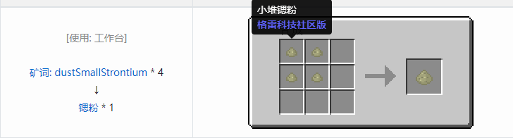 我的世界格雷科技社区版粉合成表大全