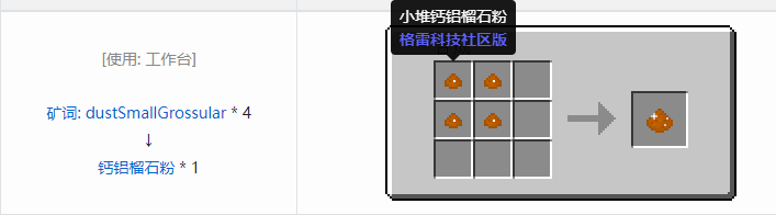 我的世界格雷科技社区版粉合成表大全
