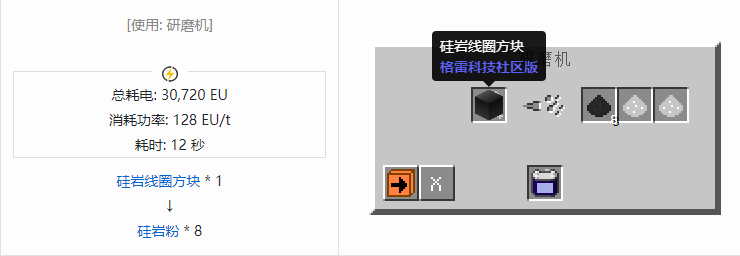 我的世界格雷科技社区版粉合成表大全