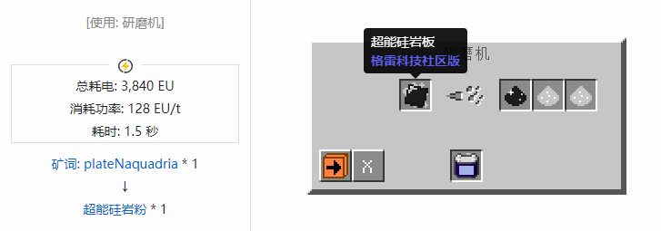 我的世界格雷科技社区版粉合成表大全