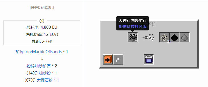 我的世界格雷科技社区版粉合成表大全