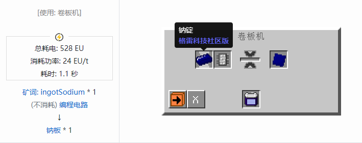 我的世界格雷科技社区版板合成表大全