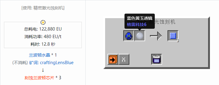 我的世界格雷科技社区版芯片合成表大全