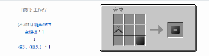 我的世界格雷科技社区版模头合成表大全