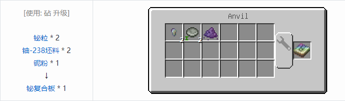 我的世界HBM的核科技模组材料合成表大全