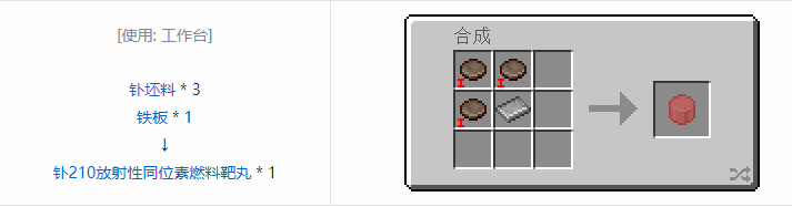 我的世界HBM的核科技模组零件和部件合成表大全