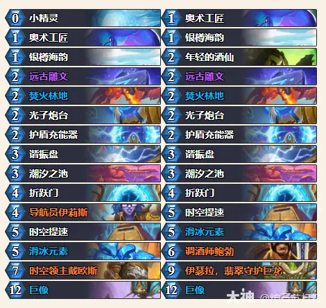 炉石传说34.0.2星灵法卡组代码一览