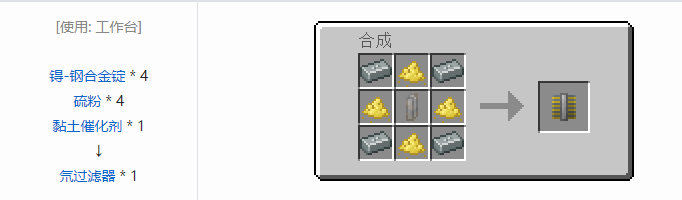 我的世界HBM的核科技模组零件和部件合成表大全