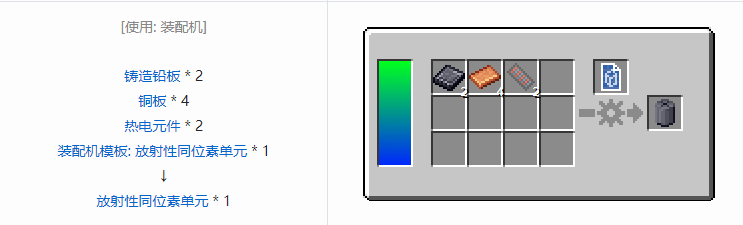 我的世界HBM的核科技模组零件和部件合成表大全