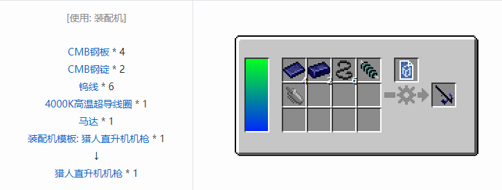 我的世界HBM的核科技模组零件和部件合成表大全