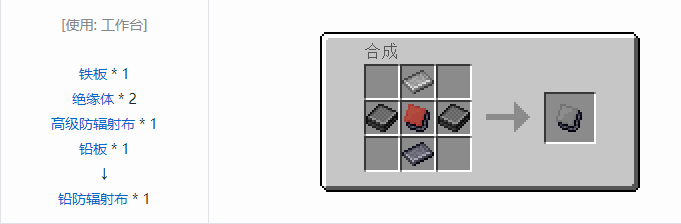 我的世界HBM的核科技模组零件和部件合成表大全