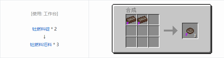 我的世界HBM的核科技模组坯料合成表大全