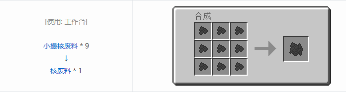 我的世界HBM的核科技模组其它合成表大全