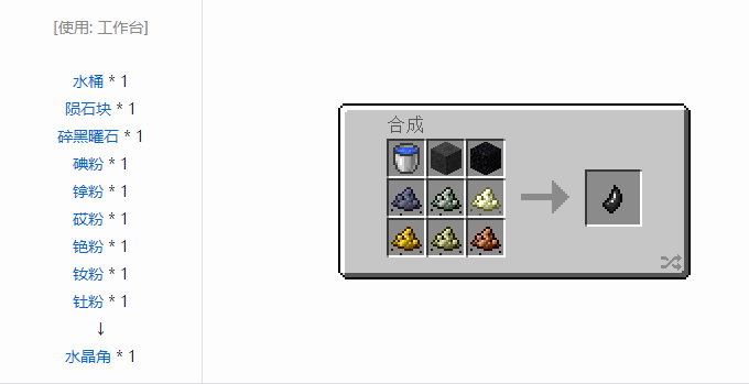 我的世界HBM的核科技模组其它合成表大全