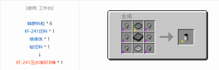 我的世界HBM的核科技模组专属合成表大全