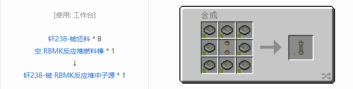 我的世界HBM的核科技模组专属合成表大全