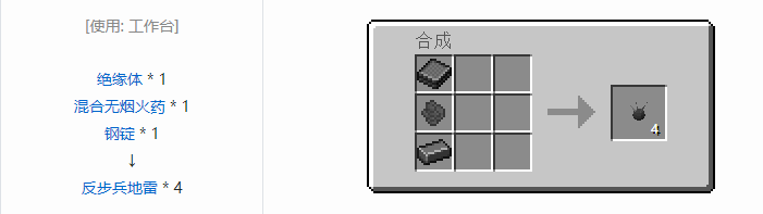 我的世界HBM的核科技爆炸物合成表大全