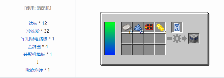 我的世界HBM的核科技爆炸物合成表大全