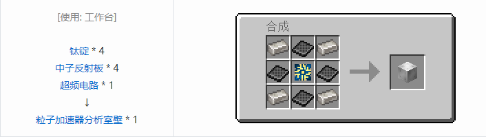 我的世界HBM的核科技多方块结构方块合成表大全