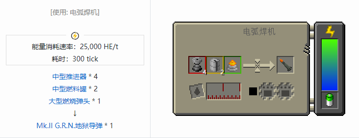 我的世界HBM的核科技导弹合成表大全