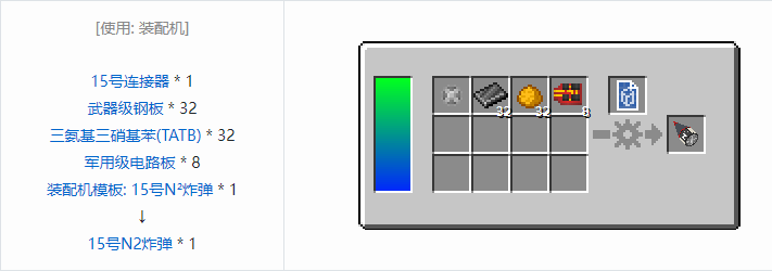 我的世界HBM的核科技导弹合成表大全