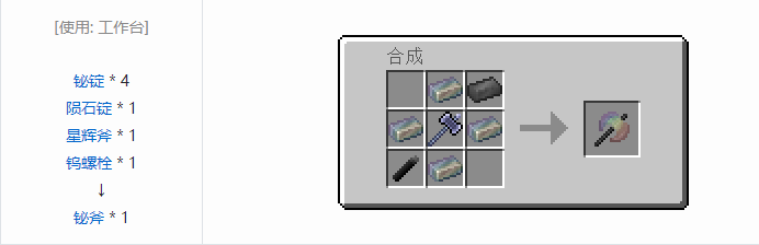 我的世界HBM的核科技工具合成表大全