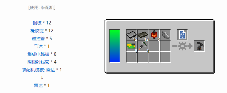 我的世界HBM的核科技模组功能性方块合成表大全