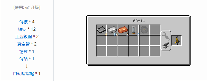 我的世界HBM的核科技模组功能性方块合成表大全