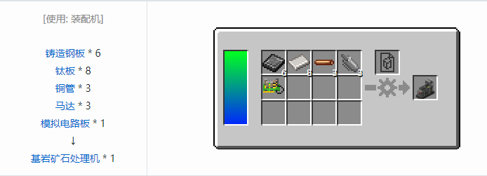 我的世界HBM的核科技模组功能性方块合成表大全
